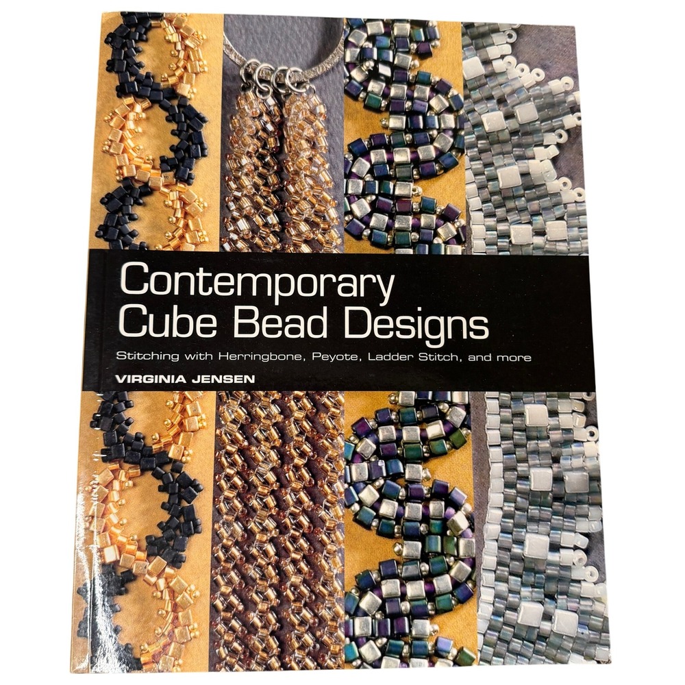 Contemporary Cube Bead Designs jewelry making Beadwork Pattern book